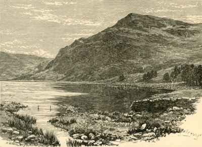 Cwm Buchan Lake and Craig-Y-Saith, 1898 by Unbekannt