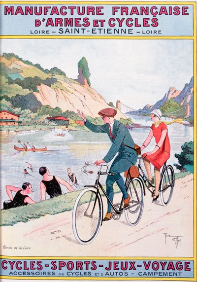 Cycling, Sport, Fun, Travel, 20th Century by Unbekannt