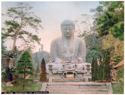 Daibutsu at Kamakura, Japan by Unbekannt