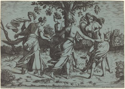 Dance of the Dryades by Unbekannt