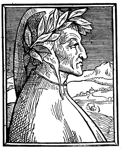 Dante Alighieri, Italian poet, 1521 by Unbekannt