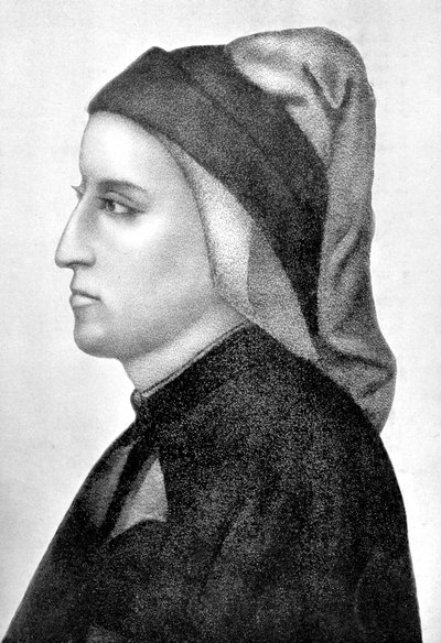 Dante Alighieri, Italian Florentine Poet by Unbekannt