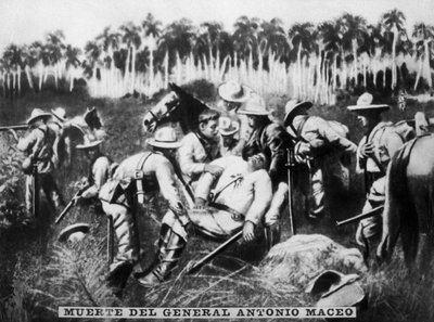 Death of General Antonio Maceo, 1896, 1920s by Unbekannt