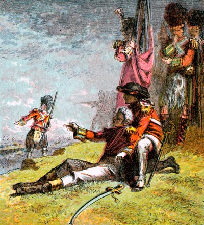 Death of General Wolfe, 1759 by Unbekannt