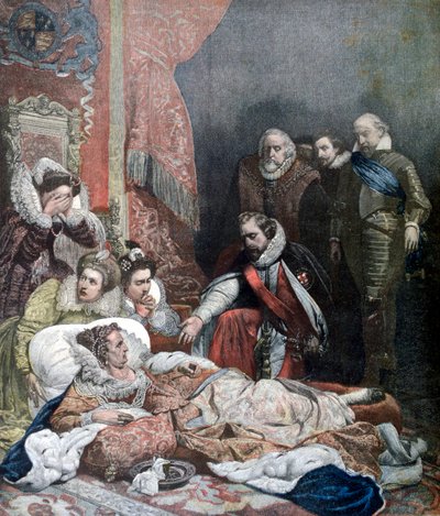Death of Queen Elizabeth, 1892 by Unbekannt
