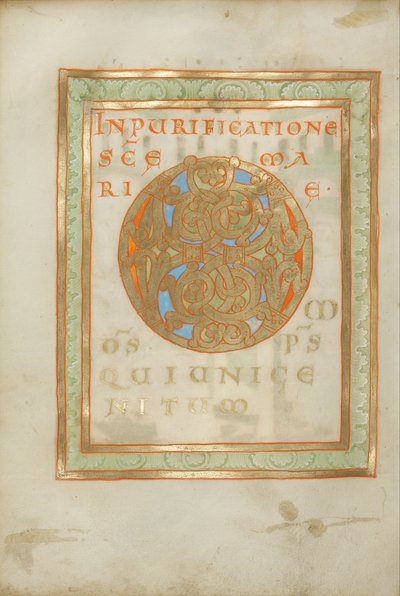 Decorated Incipit Page by Unbekannt
