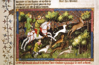 Deer Hunt, 15th Century by Unbekannt