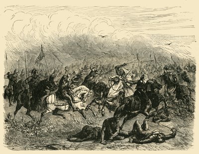 Defeat of Abdalrahman at Poitiers, 732AD by Unbekannt