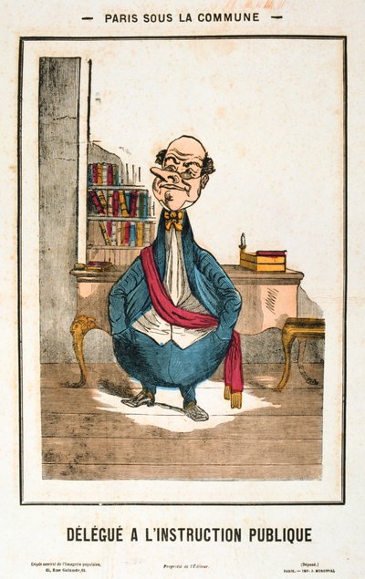 Delegate to Public Instruction, Paris Commune by Unbekannt
