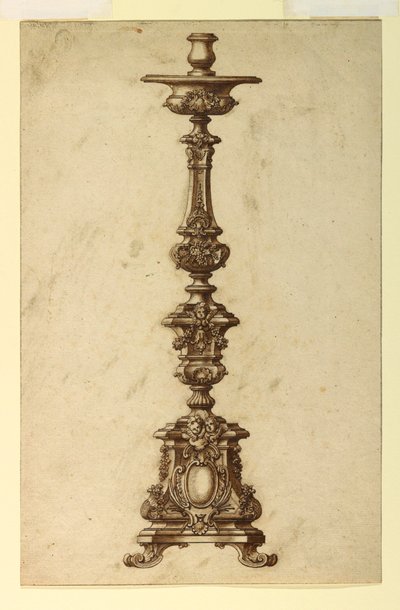Design for a Silver Candle by Unbekannt