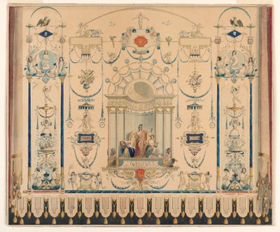 Design for a Theater Curtain by Unbekannt