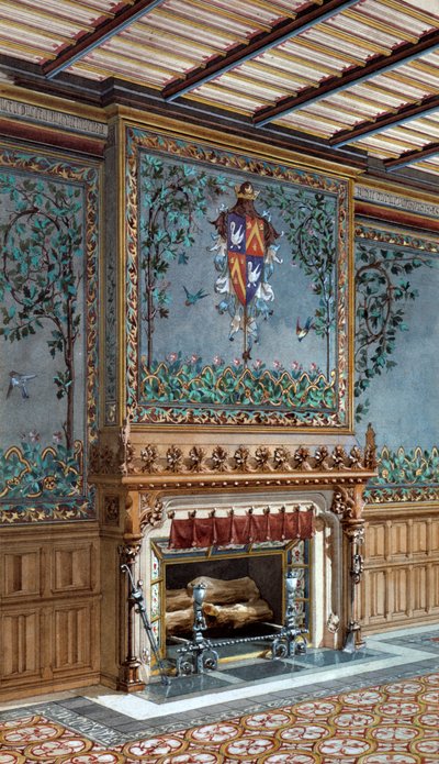 Design for an Interior, 1868 by Unbekannt