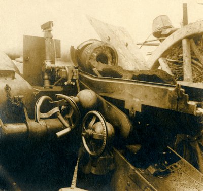 Destroyed Cannon by Unbekannt