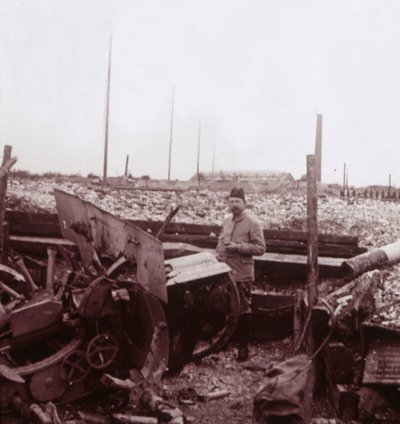 Destruction, Carency, northern France, c. 1914-1918 by Unbekannt