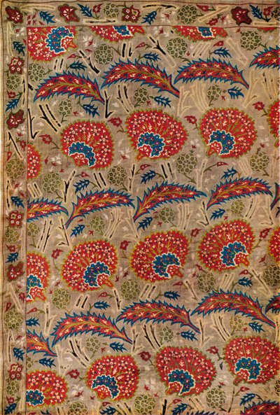 Detail of Curtain, from Turkey, c. 1650 by Unbekannt