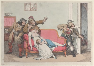 Disturbers of Domestic Happiness, ca. 1815 by Unbekannt