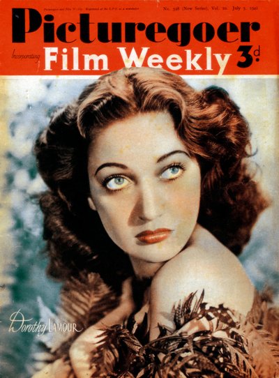 Dorothy Lamour, American actress, 1941 by Unbekannt