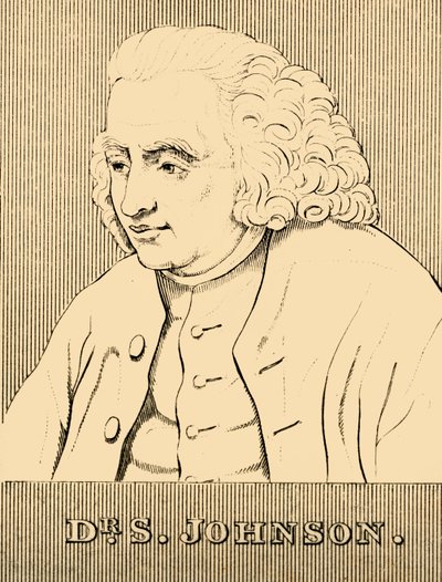 Dr. S. Johnson, 1709-1784 by Unbekannt