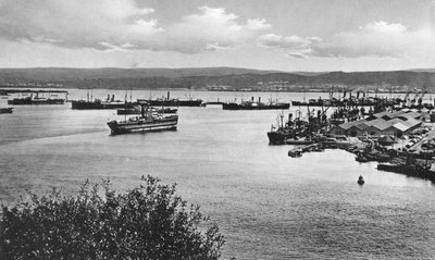 Durban Harbour from the Bluff, South Africa by Unbekannt