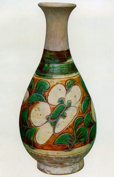 Earthenware Vase, Tang Dynasty, 618-907 by Unbekannt