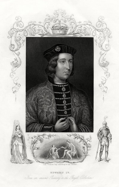 Edward IV, King of England, 1860 by Unbekannt