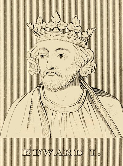 Edward I, 1239-1307, 1830 by Unbekannt