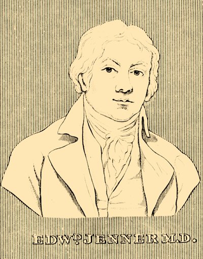 Edward Jenner M.D., 1749-1823 by Unbekannt