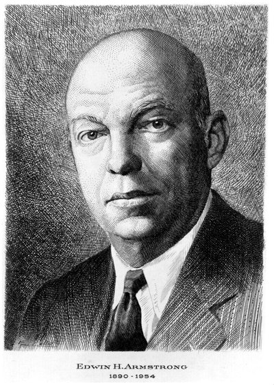 Edwin Howard Armstrong, American electrical engineer, c 1940 by Unbekannt