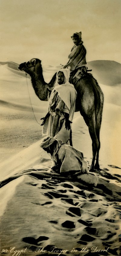 Egypt - The Prayer in the Desert by Unbekannt