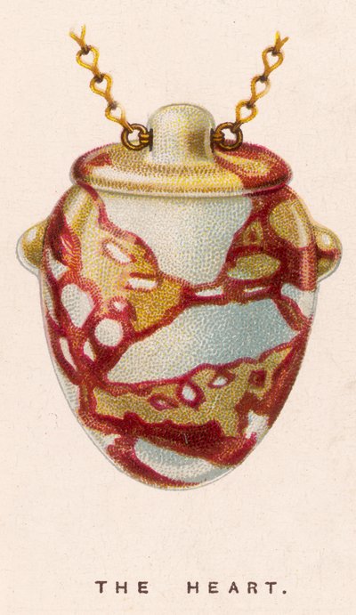 Egyptian Heart Charm by Unbekannt