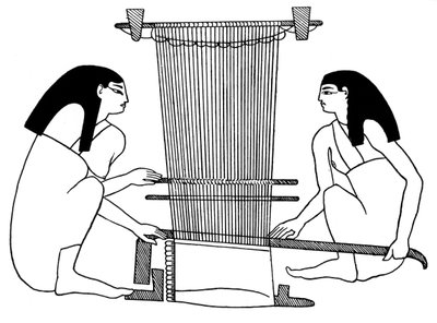 Egyptian weavers by Unbekannt