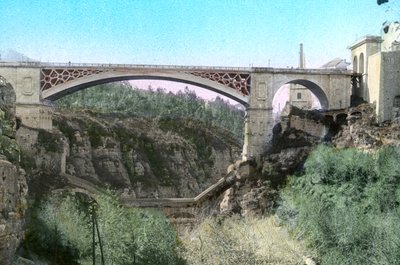 El-Kantara Bridge, Constantine, northeast Algeria by Unbekannt