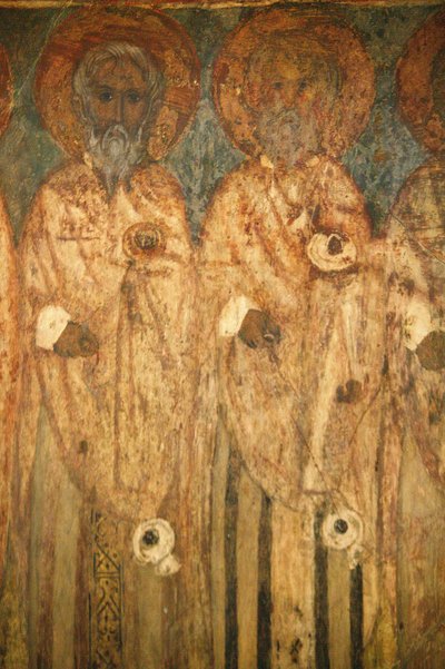 El-Moallaqah Church fresco, Cairo, Egypt by Unbekannt