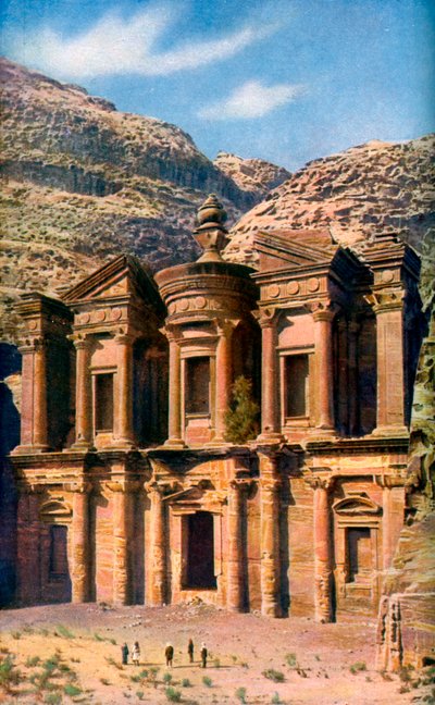 El Deir the Monastery, Petra, Jordan, c1924 by Unbekannt