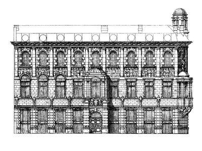 Elevation of the Institute of Chartered Accountants by Unbekannt
