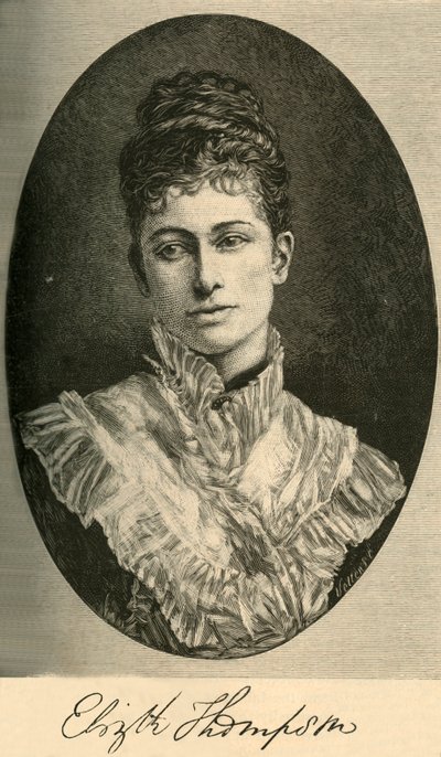 Elizabeth Butler, 1883 by Unbekannt