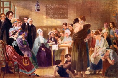 Elizabeth Fry 1780-1845 visiting Newgate Prison by Unbekannt