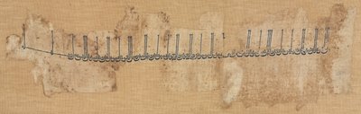 Embroidered Cotton Tiraz, 991-1031 by Unbekannt