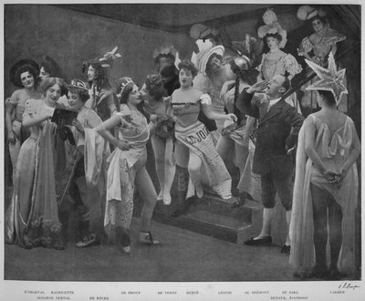 En Scene Pour Le Trois!, 1900 by Unbekannt