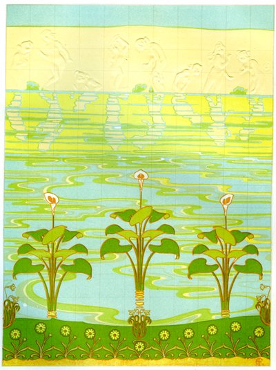 Enamelled Bathroom Tiles by Unbekannt