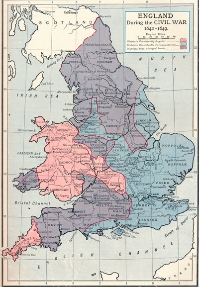 England during the Civil War, 1642-1649 by Unbekannt