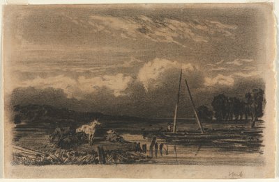 English View, after Jules Dupré by Unbekannt