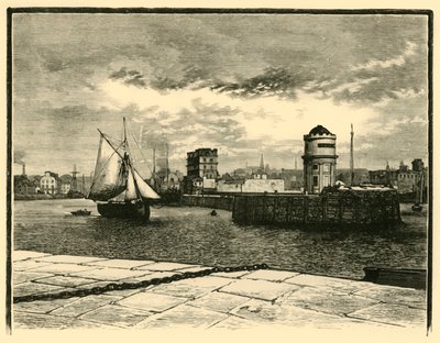 Entrance to Douglas Harbour, 1898 by Unbekannt