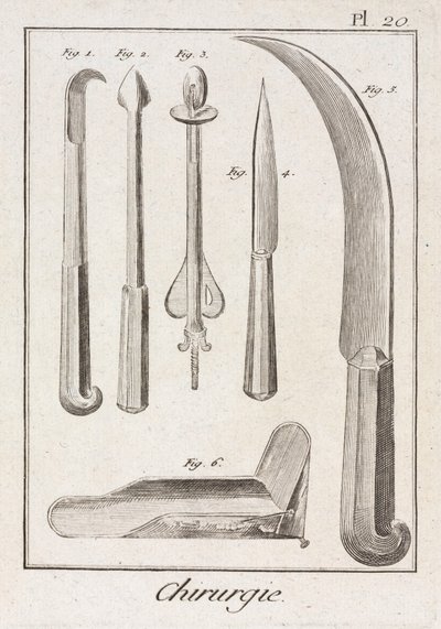 Early-Modern Surgical Knives by Unbekannt