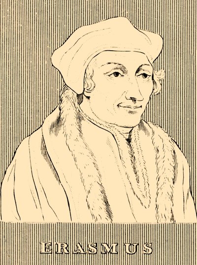 Erasmus, 1466-1536, 1830 by Unbekannt