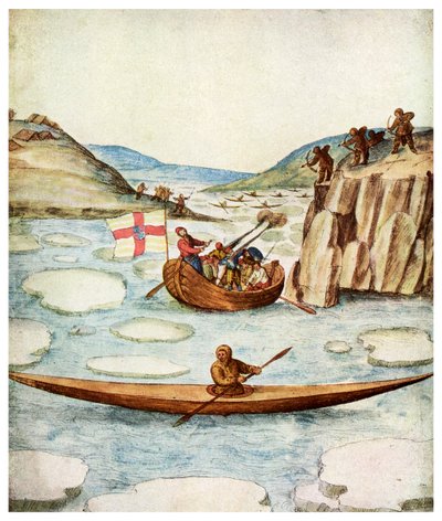 Eskimo kayak, 1590 by Unbekannt