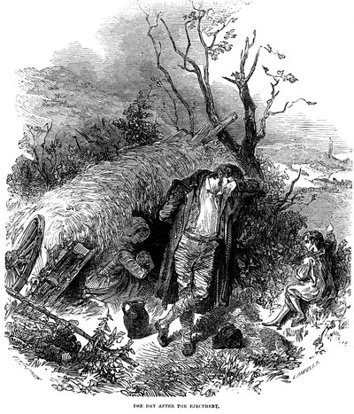 Evicted Irish peasant family by Unbekannt