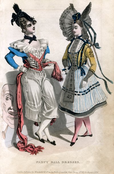 Fancy ball dresses by Unbekannt