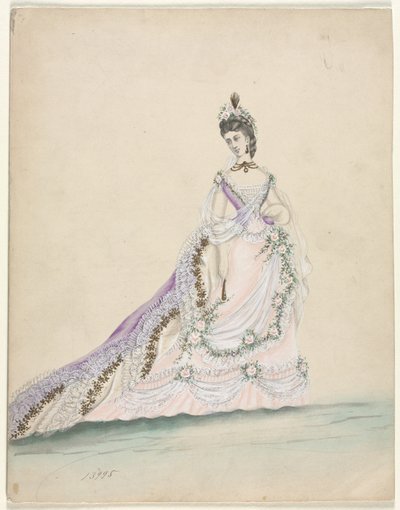 Fashion Study Designed for Worth by Unbekannt
