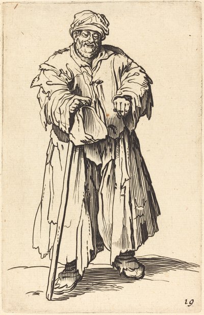 Fat Beggar with Eyes Cast Down by Unbekannt
